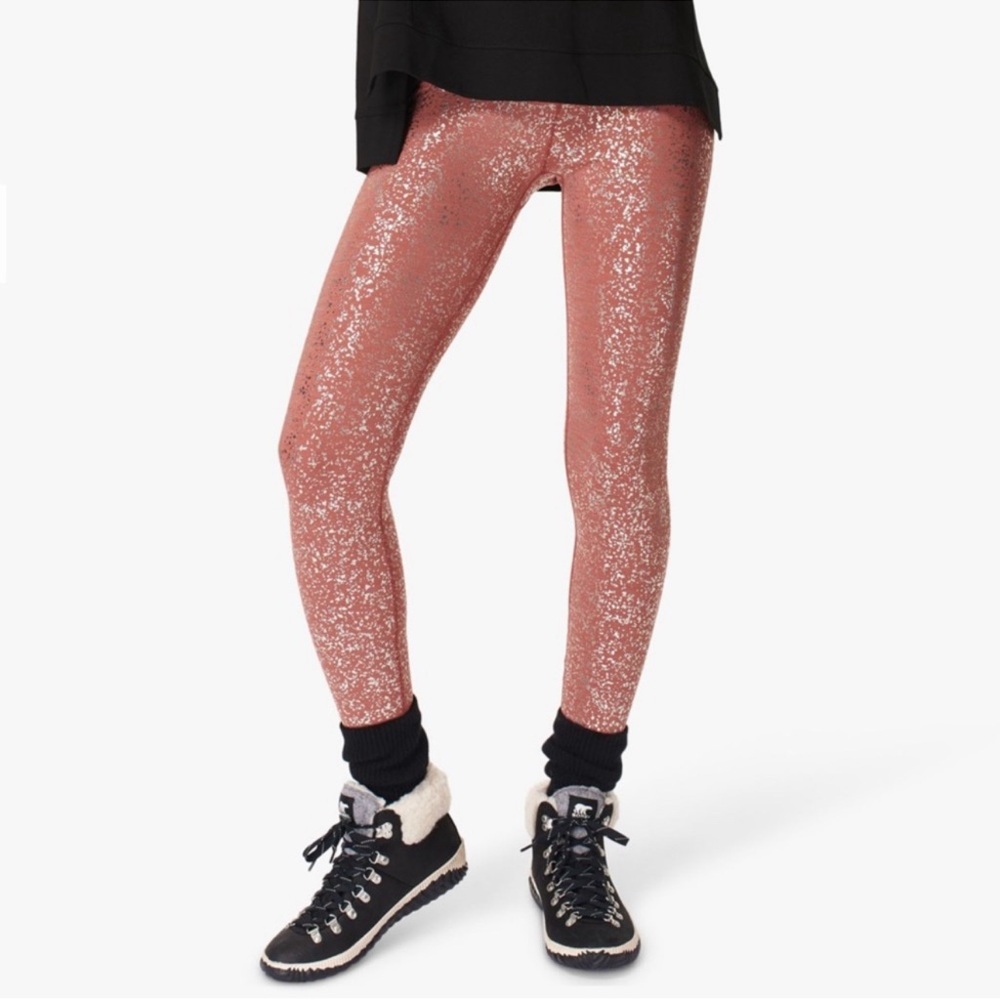 NWOT  Sweaty Betty Full Length Leggings Pink
Terrazzo Foil Print Size Me… - Picture 12 of 16